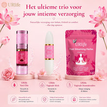 Afbeelding in Gallery-weergave laden, URlife Yoni Olie Rose – Natuurlijke Yoni Olie voor Intieme Verzorging met Zachte Rozengeur