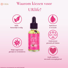 Cargar imagen en el visor de galería, URlife® Aceite Yoni Melocotón – Aceite Vaginal 100 % Natural