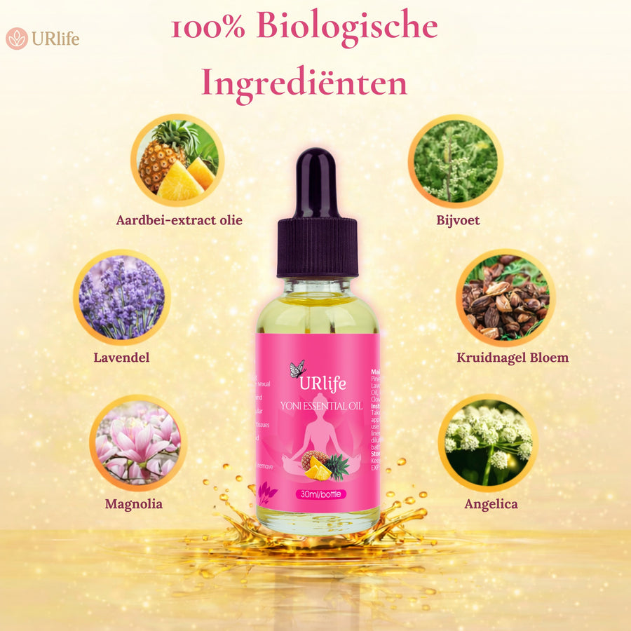URlife® Aceite Yoni Piña – Aceite Vaginal 100 % Natural