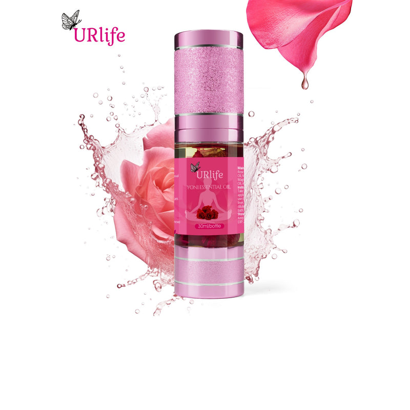 URlife® Yoni Olie Rose – 100% Natuurlijke Vaginale Olie
