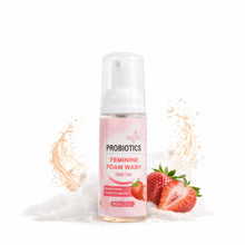 Afbeelding in Gallery-weergave laden, URlife® Feminine Foam Wash Aardbei – Intieme Wasemulsie
