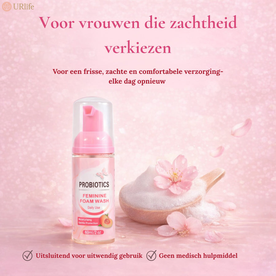 URlife® Feminine Foam Wash Melocotón – Emulsión Íntima Limpiadora