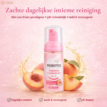 Afbeelding in Gallery-weergave laden, URlife® Feminine Foam Wash Perzik – Intieme Wasemulsie
