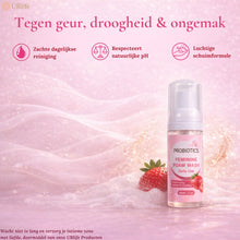 Afbeelding in Gallery-weergave laden, URlife® Feminine Foam Wash Aardbei – Intieme Wasemulsie
