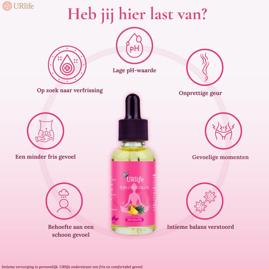 URlife® Aceite Yoni Piña – Aceite Vaginal 100 % Natural